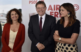 ep ximo puig maria jesus montero y sandra gomez mantienen un encuentro con empresarios y sindicatos