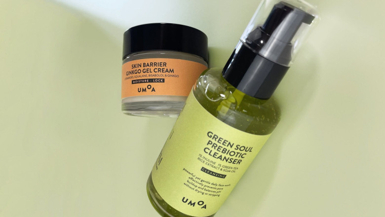 green soul prebiotic cleanser y skin barrier ginkgo gel cream 
