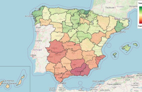 mapa riesgo pobreza espaa mapa riesgo pobreza espaa