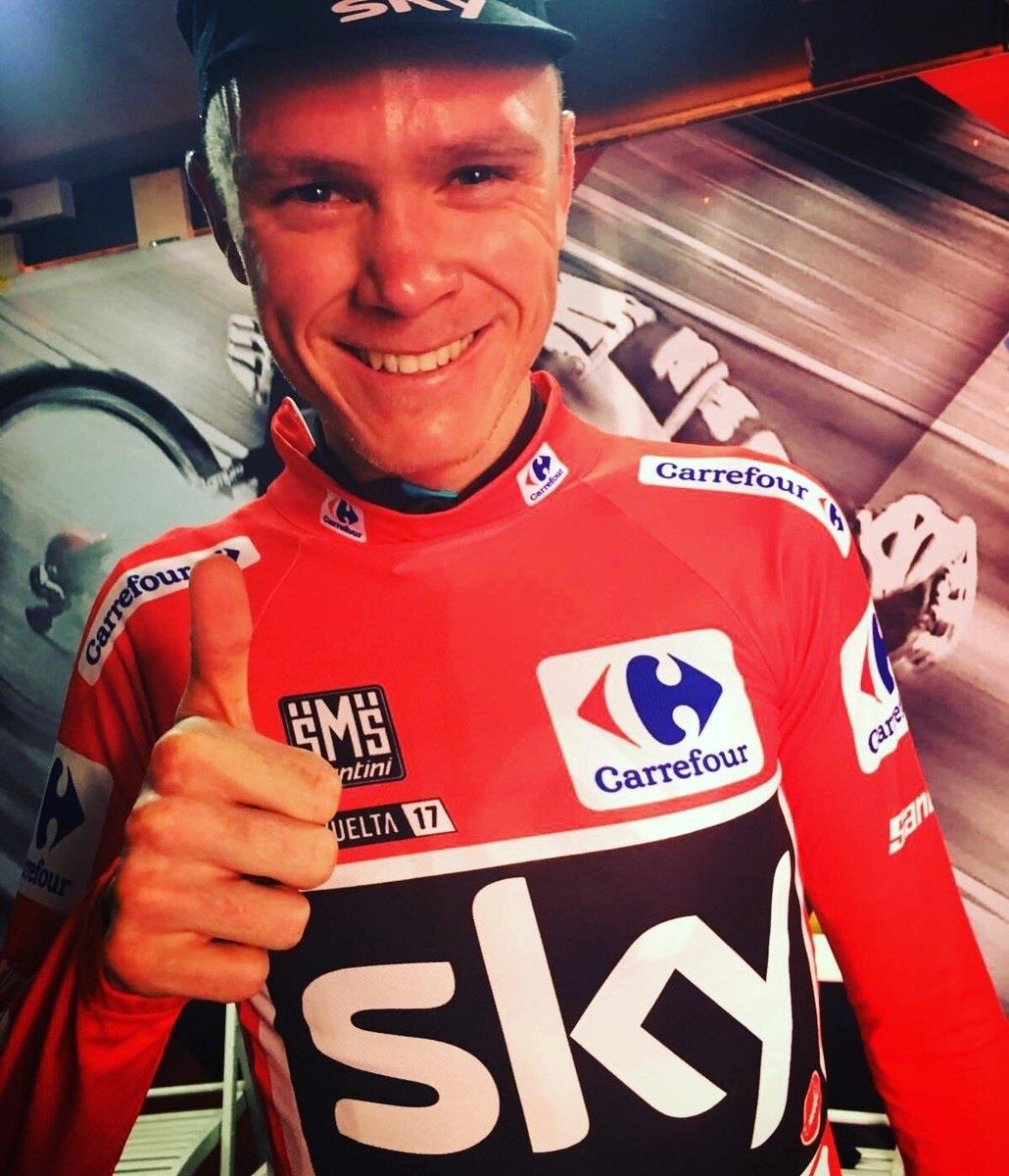 Chris Froome, líder de la Vuelta a España de 2017 | CHRIS FROOME ep chris froome liderla vueltaespana2017