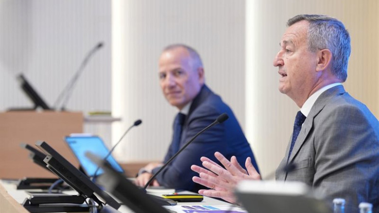 ep el consejero delegado de banco sabadell cesar gonzalez bueno y el director financiero sergio ep el consejero delegado de banco sabadell cesar gonzalez bueno y el director financiero sergio