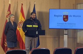ep el jefe del ejecutivo murciano fernando lopez miras que ha presidido la rueda de prensa posterior