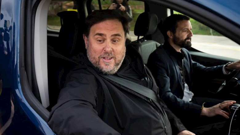 El líder de ERC, Oriol Junqueras | Pau Venteo - Europa Press - Archivo ep el lider de erc oriol junqueras sale del centro penitenciario lledoners desde donde se desplazara