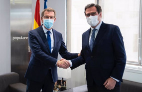ep el lider del pp alberto nunez feijoo se reune con el presidente de la ceoe antonio garamendi en