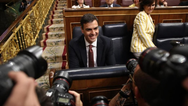 ep el lider del psoe en el hemiciclo