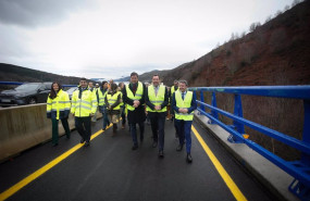 ep el ministro de transportes y movilidad sostenible oscar puente 2d visita junto al diputado del