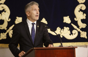ep el ministro del interior en funciones fernando grande-marlaska durante su intervencion en el acto