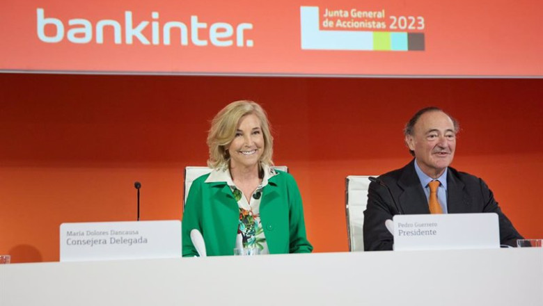 ep el presidente de bankinter pedro guerrero y la consejera delegada de bankinter maria dolores ep el presidente de bankinter pedro guerrero y la consejera delegada de bankinter maria dolores