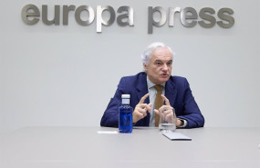 ep el presidente de la confederacion empresarial de madrid ceim miguel garrido durante una