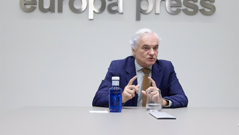 ep el presidente de la confederacion empresarial de madrid ceim miguel garrido durante una ep el presidente de la confederacion empresarial de madrid ceim miguel garrido durante una