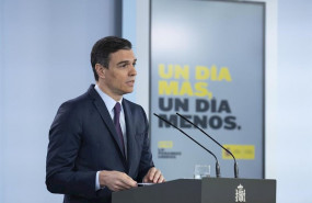 ep el presidente del gobierno pedro sanchez comparece en una rueda de prensa telematica en madrid