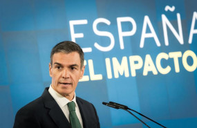 ep el presidente del gobierno pedro sanchez durante el acto espana verde y digital el impacto del ep el presidente del gobierno pedro sanchez durante el acto espana verde y digital el impacto del