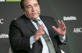 ep el presidente del ico manuel illueca durante su intervencion en el 32 encuentro financiero