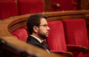 ep el vicepresidente de la generalitat y el conseller de economia pere aragons en el pleno para