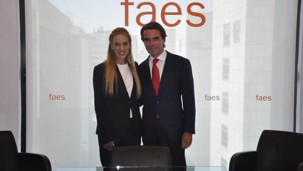 ep expresidente jose maria aznarlilian tintori2016