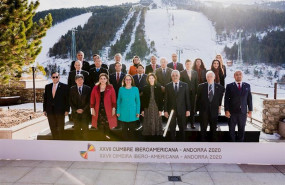 ep fotografia oficial de familia de los representantes de los paises asistentes a la reunion