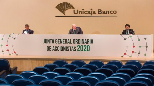 ep imagen de la junta general de accionistas de unicaja banco celebrada el 29 de abril de forma