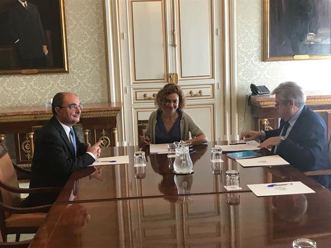 Javier Lambán se ha reunido hoy con la ministra Meritxell Batet en Madrid | GOBIERNO DE ARAGÓN ep javier lambanha reunido hoyla ministra meritxell batetmadrid