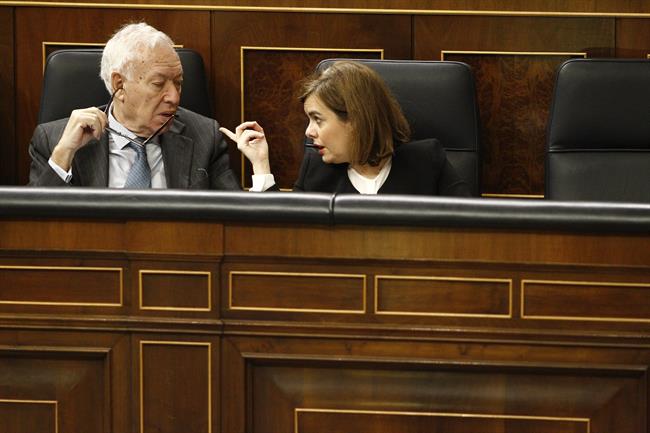 José Manuel García-Margallo y Soraya Sáenz de Santamaría | Europa Press - Archivo ep jose manuel garcia-margallosoraya saenzsantamaria
