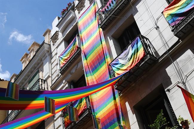 La bandera arcoiris en la celebración del Orgullo Gay en Madrid | MARTA FERNÁNDEZ/EUROPA PRESS ep la bandera arcoirisla celebracionorgullo gaymadrid 20180706175903