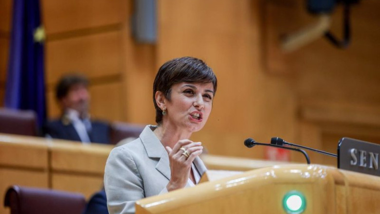 ep la ministra de vivienda isabel rodriguez interviene durante una sesion de control al gobierno en ep la ministra de vivienda isabel rodriguez interviene durante una sesion de control al gobierno en