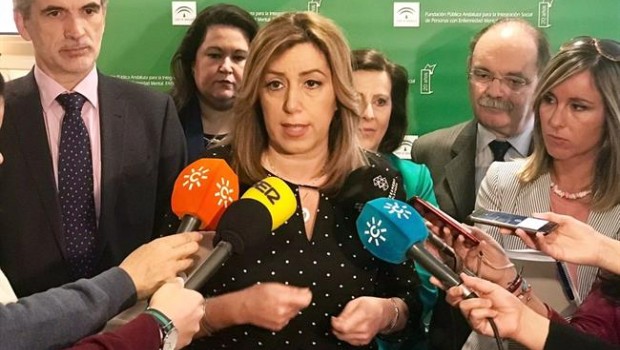 ep la presidentala junta susana diaz en atencionlos periodista