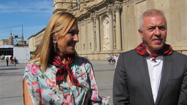 ep la vicesecretaria de organizacion del partido popular pp ana beltran el presidente provincial del