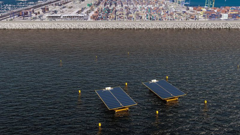 Proyecto de fotovoltaica flotante de Naturgy | NATURGY ep naturgy impulsa un proyecto pionero en espana de fotovoltaica flotante en mar abierto