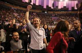ep pablo iglesias durante el congreso de vistalegre