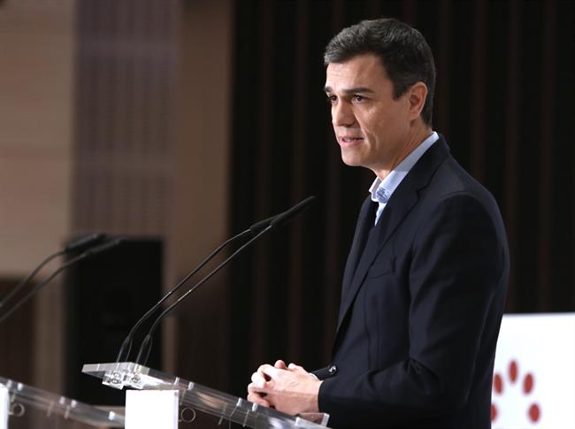 Pedro Sánchez, hoy en un desayuno informativo en Sevilla | EUROPA PRESS ep pedro sanchez hoyun desayuno informativosevilla