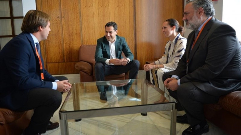 El presidente de la Junta, Juanma Moreno, reunido con los delegados del Gobierno andaluz en Córdoba, Granada y Jaén | JUNTA DE ANDALUCÍA ep presidentela junta juanma moreno reunidolos delegadosgobierno andaluzcordoba granadajaen