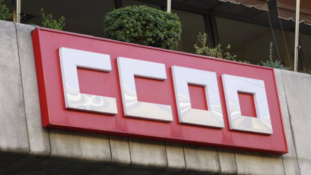 ep sede ccoo logo de comisiones obreras edificio edificios ccoo fachada de comisiones obreras cartel