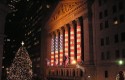 New York Stock Exchange at Christmas, NYSE, markets, Wall Street. Photo: Richard Gillin