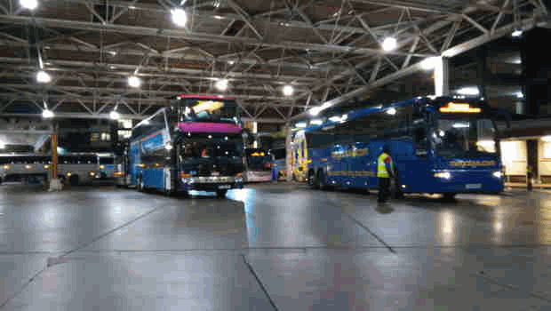 dl stagecoach megabus victoria coach station london transport passenger