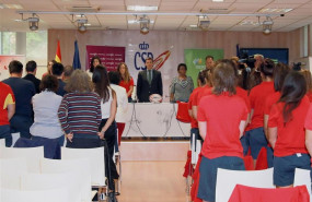 ep acto de despedida a las leonas de rugby antes de iniciar su primera gira intercontinental a