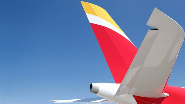 ep alas traseras del nuevo avion a350 de la aerolinea iberia ep alas traseras del nuevo avion a350 de la aerolinea iberia