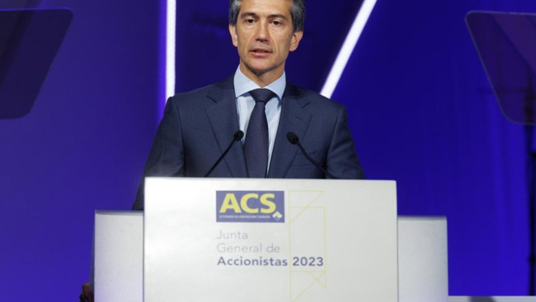 ep archivo   el consejero delegado del grupo acs juan santamaria