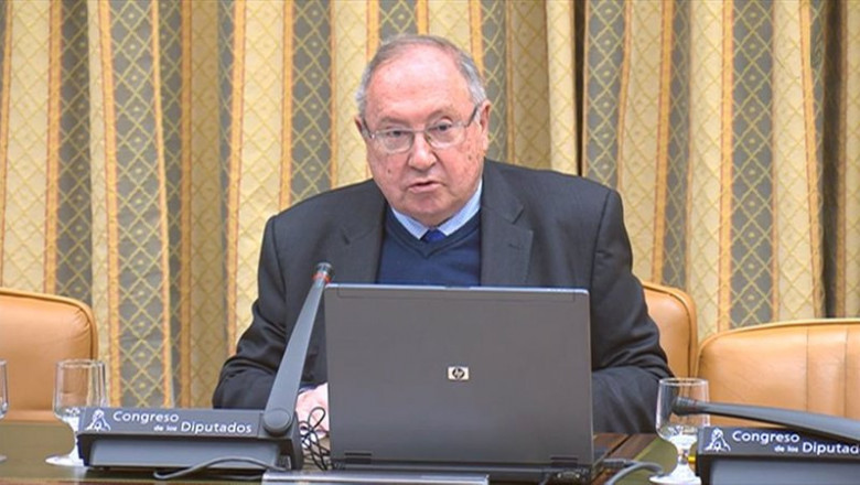 Archivo - El presidente de la Cámara de España, José Luis Bonet, durante su intervención en la Comisión de Industria, Comercio y Turismo del Congreso de los Diputados | CÁMARA DE ESPAÑA - Archivo ep archivo el presidente de la camara de espana jose luis bonet durante su intervencion en la