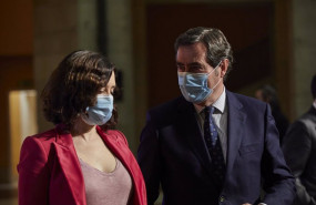 ep archivo   el presidente de la ceoe antonio garamendi y la presidenta de la cam isabel diaz ayuso