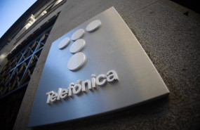 ep archivo   fachada del edificio de telefonica en la gran via de madrid