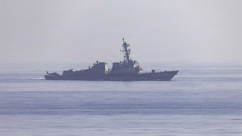 ep archivo   un destructor de la armada de estados unidos desplegado en la mision de bloqueo del