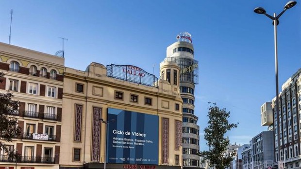 ep artistasarco exhibenobralas pantallaslos cines callao en madrid