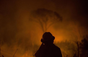 ep bombero lucha contra las llamas en la amazonia boliviana