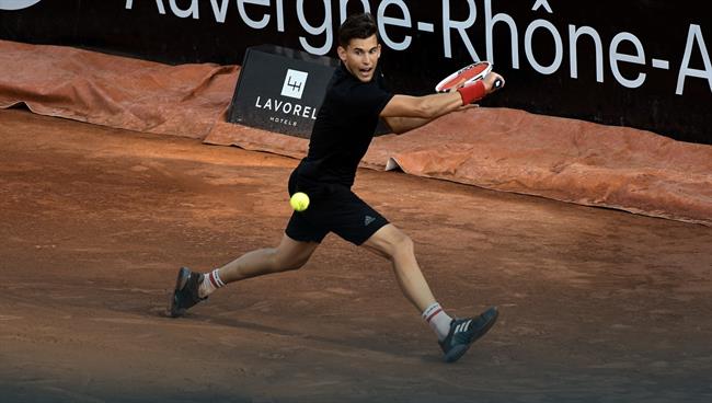 Dominic Thiem, en un partido del torneo de Lyon. | ATP ep dominic thiem enpartidotorneolyon