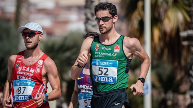 ep el marchador espanol alvaro martin en plena carrera