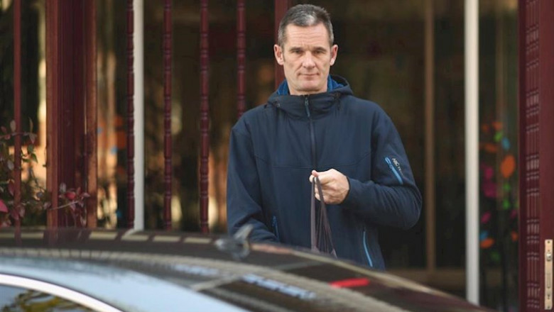 ep el marido de la infanta cristina inaki urdangarin sale de hogar don orione donde hace