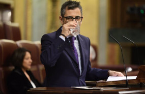 ep el ministro de la presidencia felix bolanos en una sesion plenaria en el congreso