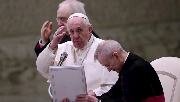 ep el papa francisco en una de las audiencias generales