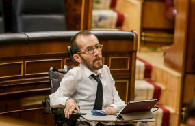 ep el portavoz de unidas podemos en el congreso de los diputados pablo echenique en una sesion del