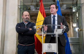 ep el secretario general de la confederacion espanola de pesca cepesca javier garat y el presidente